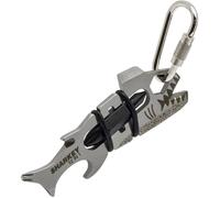 True Utility Sharkey - 12 In 1 Multi Tool - Outil multifonction avec tournevis, barre de traction, décapsuleur, coupe-fil, lime et ouvre-boîte - Camping Accessoires