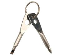 Porte-clés multi-outils, tournevis multifonction 4 en 1, tournevis portable | Porte-clés haute résistance pour homme et femme