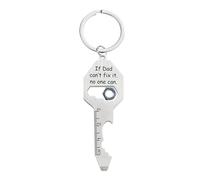 Porte-clés multi-usages - Porte-clés multi-outils, accessoires pratiques pour décapsuleur, tournevis, clé à molette et outil hexagonal en acier inoxydable pour un entretien complet de routine