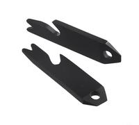 Porte-clés multifonction 4 en 1 en acier inoxydable : mini pied-de-biche, extracteur de clous, décapsuleur et tournevis pour un transport quotidien (60 mm, 14 g, noir/Wh)