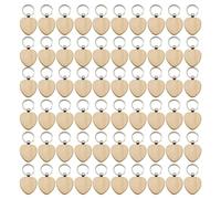 Porte-clés multifonction en bois de hêtre robuste - Libérez votre créativité avec de la peinture et des décorations - Décoration unique pour usage quotidien