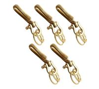 Porte-clés multifonction en laiton massif pour homme et femme avec anse renforcée et accessoire de ceinture porte-clés avec manille