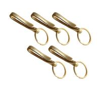 Porte-clés multifonction en laiton massif pour homme et femme avec anse renforcée et accessoire de ceinture porte-clés avec manille