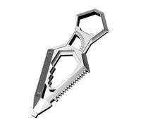 Porte-clés multifonction | Ouvre-bouteille roue coupe-clé | Porte-clés multifonction en acier inoxydable Coupe-tournevis, pour travail, camping, survie, randonnée, extérieur, voiture