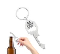 Porte-clés multifonction - Porte-clés de poche multi-outils, sac à dos de poche pour transport quotidien | Tournevis utilitaire en acier inoxydable, porte-clés en forme de clé, décapsuleur pa