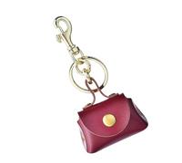 Porte-clés multifonction pour porte-monnaie élégant pour toutes les occasions, Rouge, Taille unique