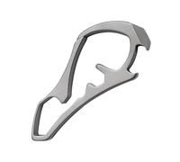 Porte-clés multifonction,Titane Carabiner Keychain Clip,Ouvre Bocal,pour le camping et la randonnée en plein air