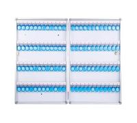 Porte-clés mural 24-120 bits pour agence immobilière, boîte de gestion de clés, rangement de sécurité pour clés de voiture, 96 bits, design durable et élégant