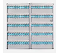 Porte-clés mural avec étiquettes - Boîte de rangement mobile - Support de verrouillage pour clés - Pour un rangement sécurisé et un accès facile aux clés