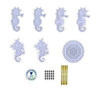 Porte-clés mural brillant en silicone époxy pour pendentif en forme de vent - Cadeau de Saint-Valentin - Moules à suspendre au mur pour résine