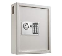 Porte-clés Mural - Coffre-Fort à 40 clés avec Armoire à Codes pour voituriers et concessionnaires Automobiles - Solution de Rangement de clés sécurisée et compacte avec Verrouillage numériqu