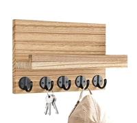 Porte-clés mural - Organisateur de tri de courrier en bois, étagère rustique pour ferme, porte-clés | Organisateur mural pour entrée par courrier, clés, lettres, décoration pour la maison i