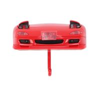 Porte-clés Mural Style Voiture Rétro avec Fonction de Lumière de Capteur pour L'organisation des Clés-cadeau Parfait pour les Amateurs de Voiture (rouge)