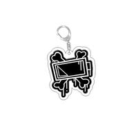Porte Clés Murder Uzi Drone Cartoon Figurine J N Cyn Cosplay Pendentifs Porte-Clés Decoration Acrylique Keychain (4)