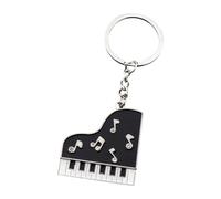 Porte-clés musical créatif avec pendentif pour ajouter du style et de la fonctionnalité à vos clés pour un usage quotidien, porte-clés tendance pour les étudiants, Piano, taille unique