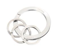 Troika Porte-clés NAIL GUARD – pour ongles longs – mécanisme breveté, 1 grand + 3 petits, inox poli