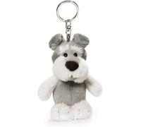 Porte-clés NICI BB Schnauzer 10 cm sac de haricots peluche poupée mini taille...