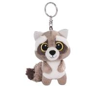 Porte-clés - Nici - Glubschis Clooney - Peluche - 9 cm - Gris et blanc