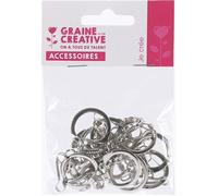 3M Porte-clés PWI 24750 – Mousqueton, Sachet 10 unités, couleurs assorties