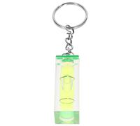 Porte-clés Niveau à Bulle Vert en Plastique, Précis et Léger Couleur Aléatoire