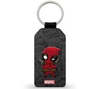 Porte-Cles Noir en Simili Cuir Deadpool marvel Ref 15019 Noir G