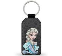 Porte-Cles Noir en Simili Cuir Elsa la reine des neiges disney Ref 15039 Noir G