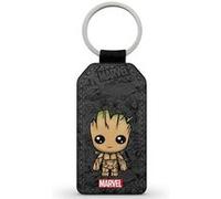 Porte-Cles Noir en Simili Cuir Groot marvel 3 Ref 15049 Noir G