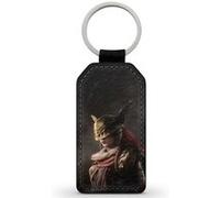Porte-Cles Noir en Simili Cuir Malenia elden ring 2 Ref 15086 Noir G