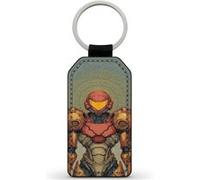 Porte-Cles Noir en simili cuir Metroid Prime 4 Beyond Samus Ref 22051 Noir