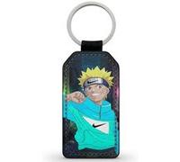Porte-Cles Noir en Simili Cuir Naruto shippuden kakashi 20 Ref 15110 Noir G