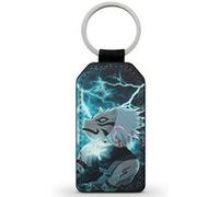 Porte-Cles Noir en Simili Cuir Naruto shippuden kakashi 22 Ref 15111 Noir G