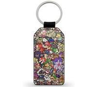 Porte-Cles Noir en Simili Cuir Paper mario porte millenaire 2 Ref 15126 Noir G