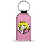 Porte-Cles Noir en Simili Cuir Princesse peach super mario 2 Ref 15137 Noir G