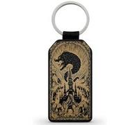 Porte-Cles Noir en Simili Cuir The legend of zelda zelda breath of the wild hyrule Ref 15176 Noir G