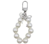Porte-clés nœud à la mode, fait à la main, nœud papillon, perles, papillon perlé, pendentif, accessoire de portefeuille, porte-clés papillon