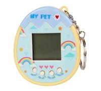 Porte-clés numérique électronique virtuel pour animal de compagnie, mini jouet animal de poche, console de jeu rétro, pendentif de poche pour et adolescents, cadeau de divertissement interacti