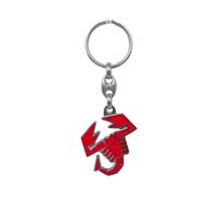 Porte-Clés Officiel Abarth Scorpion Rouge En Métal