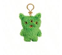 Porte-clés officiels et authentiques Fuggler de 5 pouces. Monstres moches et drôles en peluche douce. Jouets de collection de monstres mignons avec des dents funky. Poupée en peluche farfelue. Cadeau