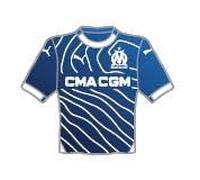 Porte-clés Olympique de Marseille | Pendentif | Tricots de Football | Divers Types | à L'extérieur | à Domicile