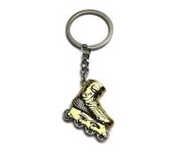 Porte-Clés Original, Roller, 4 Coloris au Choix, Avec ou Sans Prénom, Personnalisable, Freeride, Freeskate, Freestyle, Un Porte Clef pour Homme ou Femme ! (Style 4 sans Prénom)