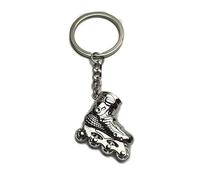 Porte-Clés Original, Roller, 4 Coloris au Choix, Avec ou Sans Prénom, Personnalisable, Freeride, Freeskate, Freestyle, Un Porte Clef pour Homme ou Femme ! (Style 2 sans Prénom)