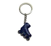 Porte-Clés Original, Roller, 4 Coloris au Choix, Avec ou Sans Prénom, Personnalisable, Freeride, Freeskate, Freestyle, Un Porte Clef pour Homme ou Femme ! (Style 3 sans Prénom)