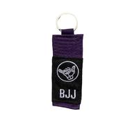 Porte-clés OSS Combat Sports BJJ pour Jiu Jitsu brésilien Tous classements de ceinture BJJ Cadeau Porte-clés, Purplebelt, 10 cm