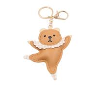 Porte-clés Ours De Ballet Élégant Doux Pendentif De Écharpe Breloque Pour Appel Tendance Mignon