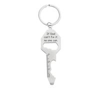 Porte-clés ouvre-bouteille multi-outils,porte-clés de poche multi-outils, Outil de poche porte-clés, Tournevis gadget utilitaire en acier inoxydable, clé, outil hexagonal pour petits amis, mari