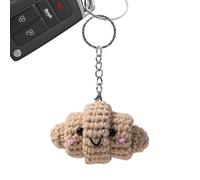 Porte-clés Pain Au Crochet - Porte-clés CroissantAu Crochet Fait À La Main, Pendentif De Sac De De Pain Tricoté, Cadeau De Soutien Émotionnel Pour Les Femmes