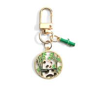 Porte-Clés Panda En Métal, Breloque Pour Sac à Main, Cadeau Pour Les Amoureux Des Pandas, Porte-Clés Pour Femmes Et Filles (E)