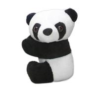 Porte-clés Panda en peluche - en peluche Panda universelle, Porte-clés clip panda mignon à câliner | Petit porte-clés en peluche panda, adorable pendentif en peluche panda pour sac à dos pour e