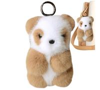 Porte-clés panda en peluche porte-clés panda - Pendentif porte-clés pour voiture Panda - Pendentif sac à dos - Pendentif pour sac à dos - Pour enfants, animaux en peluche - Pour homme, femme, famille