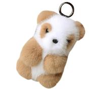 Porte-clés panda rempli - Pendentif panda - Pendentif de bijoux d'animaux | Porte-clés de voiture panda mignon en peluche, porte-clés panda, porte-clés de sac pour sac, téléphone portable, kaki